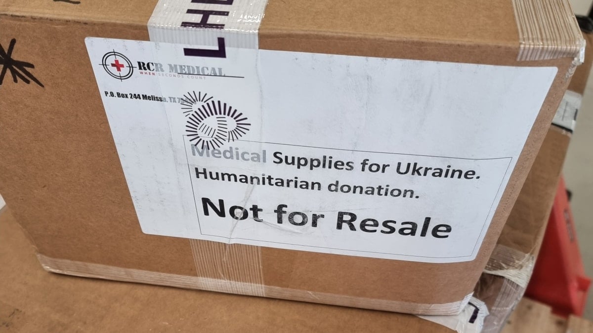 LHL-pakke sendes til Ukraina