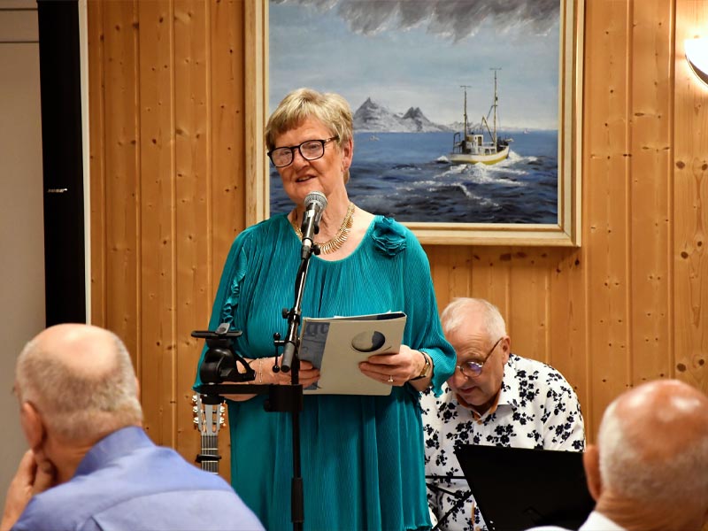 Gunhild Dahle forteller om historien til LHL Sømna