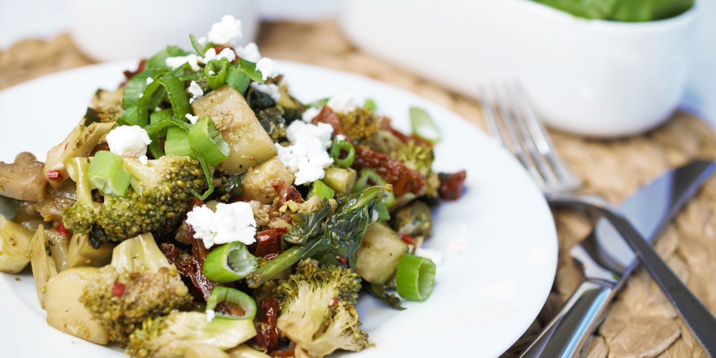 Vegetar«stir-fry» / Grønn symfoni