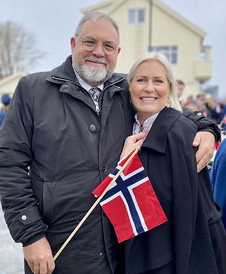 John og Anette Willemine Solheim