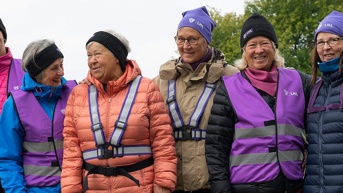 Bilde av frivillige i LHL