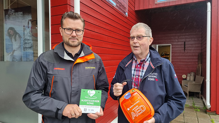 Martin Andreassen (Elektrikertjenesten Fredrikstad/EL-Proffen) Håkon Stubberud (leder LHL Viken)