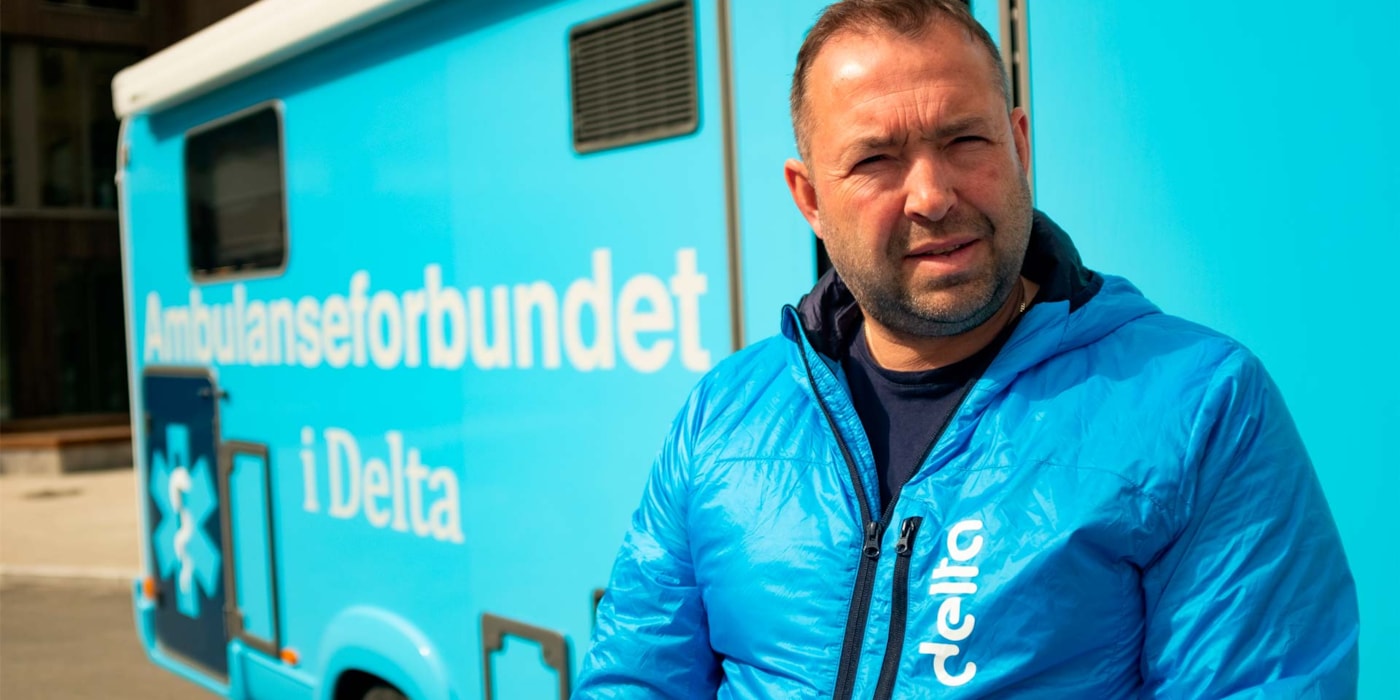 Ola Yttre, leder i Ambulanseforbundet i Delta