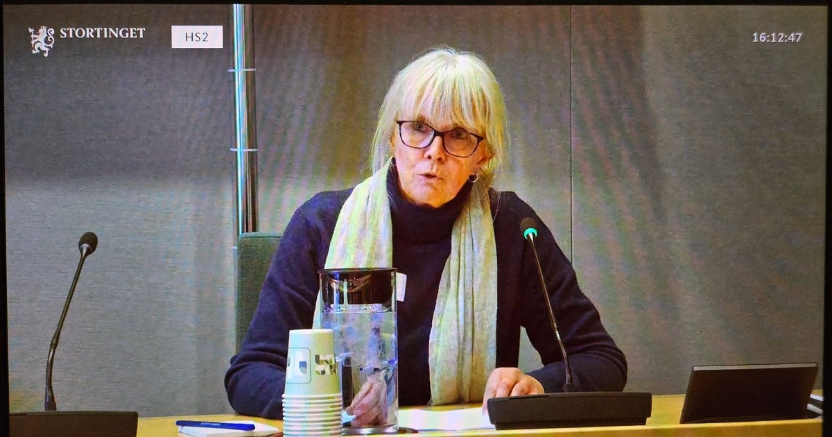 Mari Larsen på høring