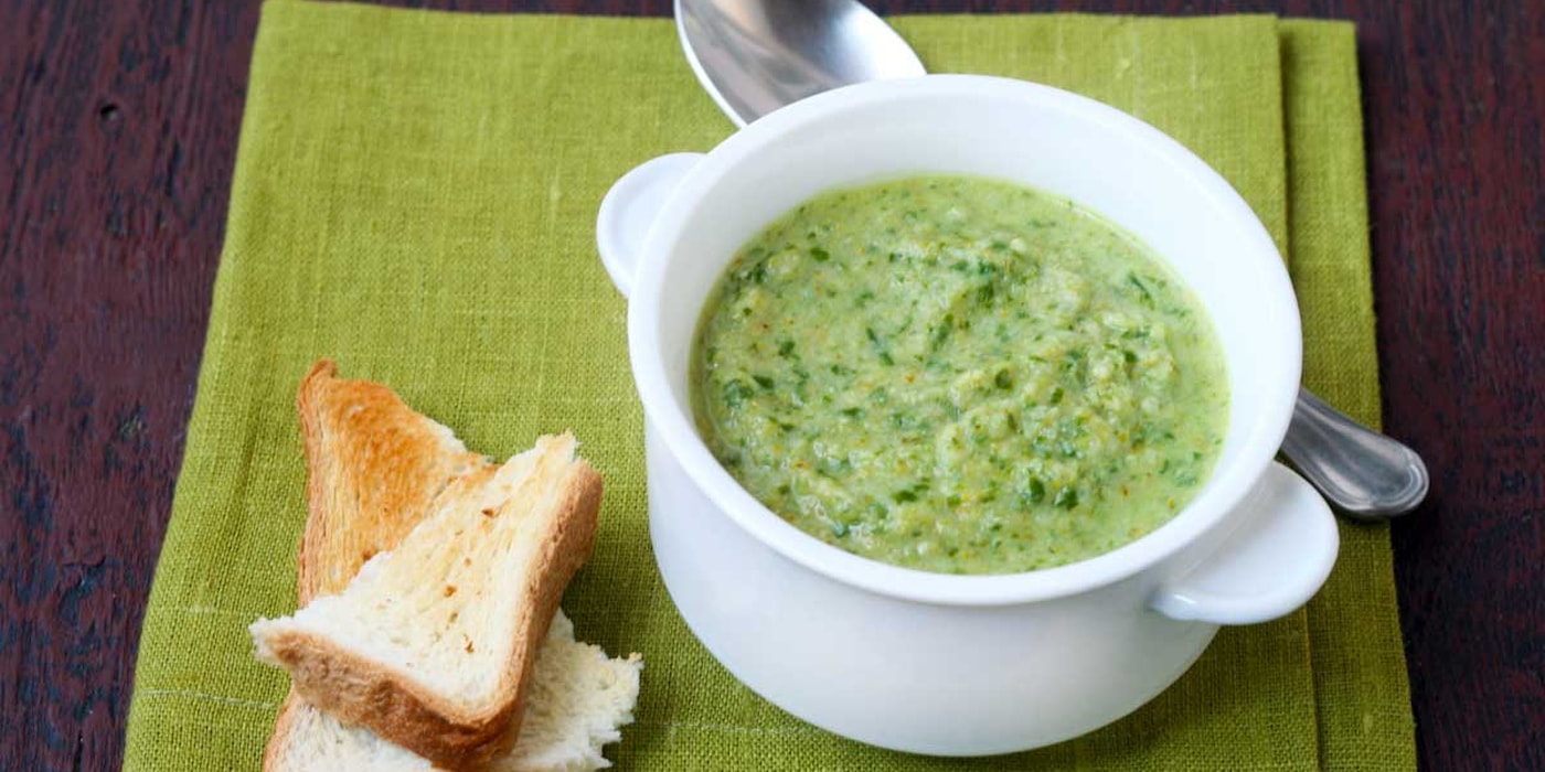 Brokkolisuppe med eple