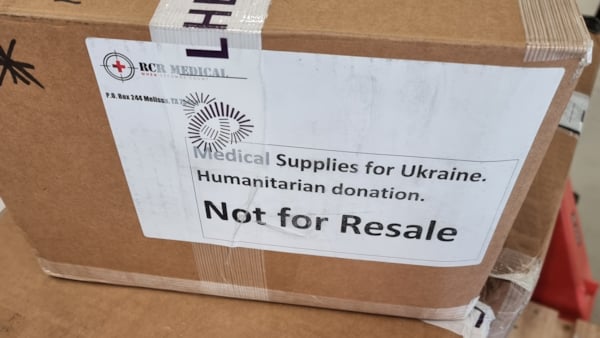 LHL-pakke sendes til Ukraina