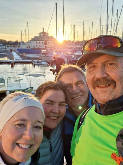 En gruppe medlemmer fra LHL Transplantert på tur i Oslo