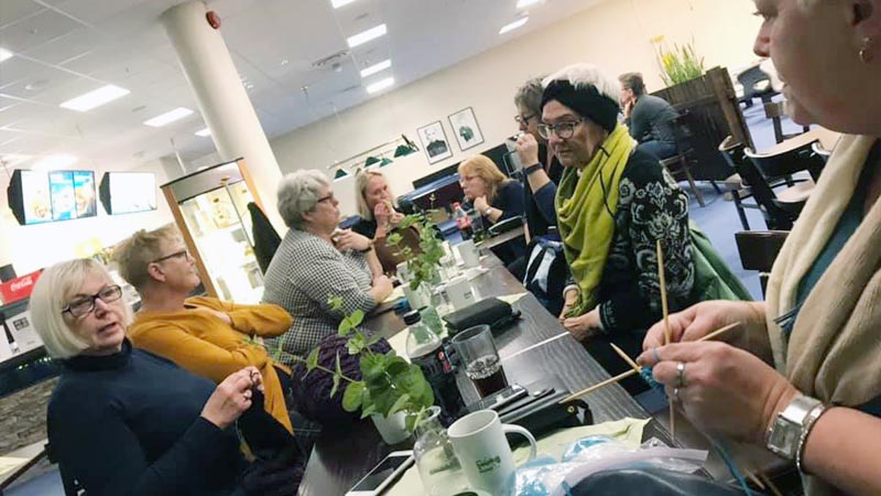LHL Narvik sin strikkegruppe "Ull og Tull"