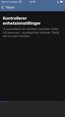 Bilde av steg for installering av Firmaportal for Intune, IOS