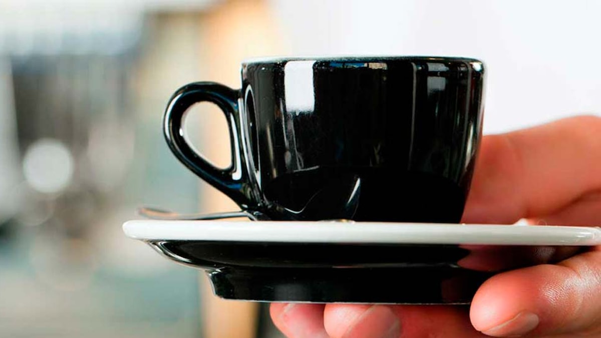 En kopp espresso-kaffe