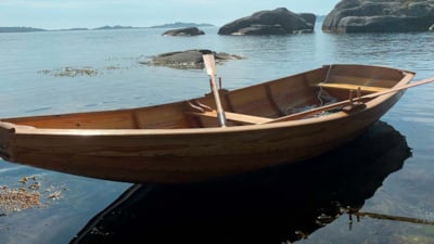 Agderpram, på vannet