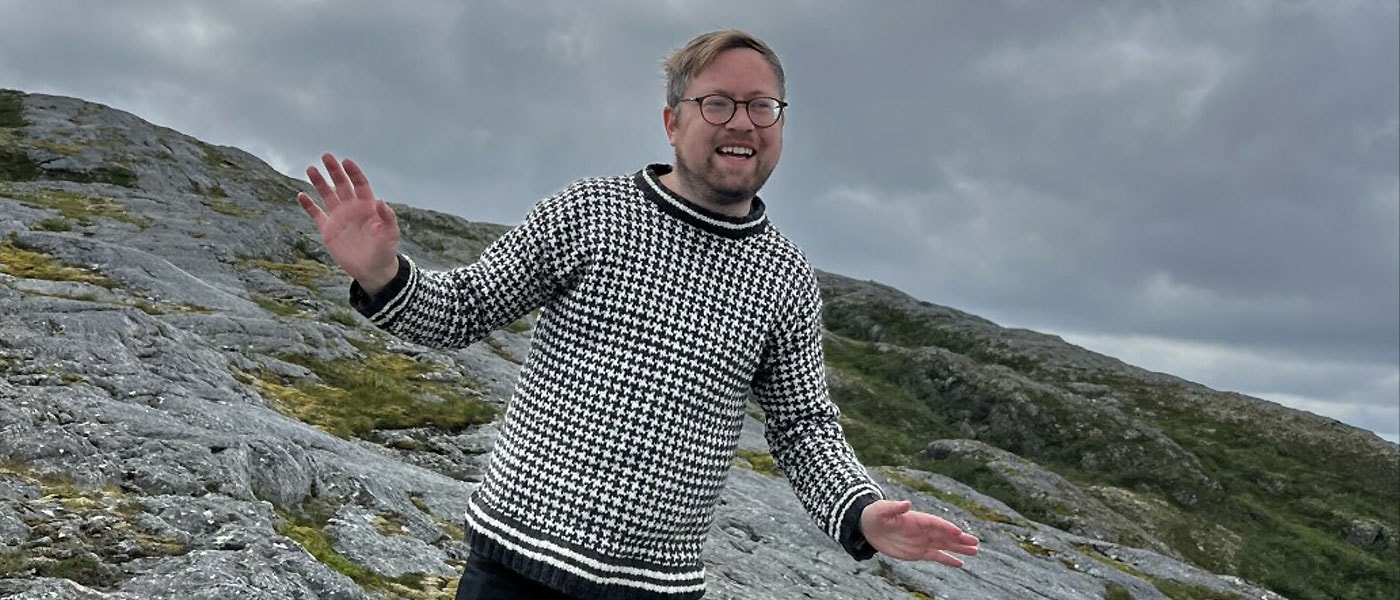 PÅ FJELLTUR: Etter operasjonen kan Joachim endelig gå tur i fjellet uten å være redd for å kollapse.