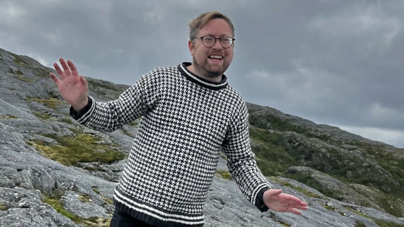 PÅ FJELLTUR: Etter operasjonen kan Joachim endelig gå tur i fjellet uten å være redd for å kollapse.