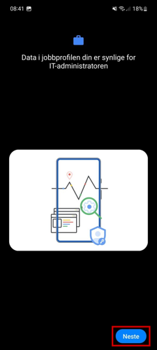 Steg for installering av Microsoft Intune Firmaportal på Android