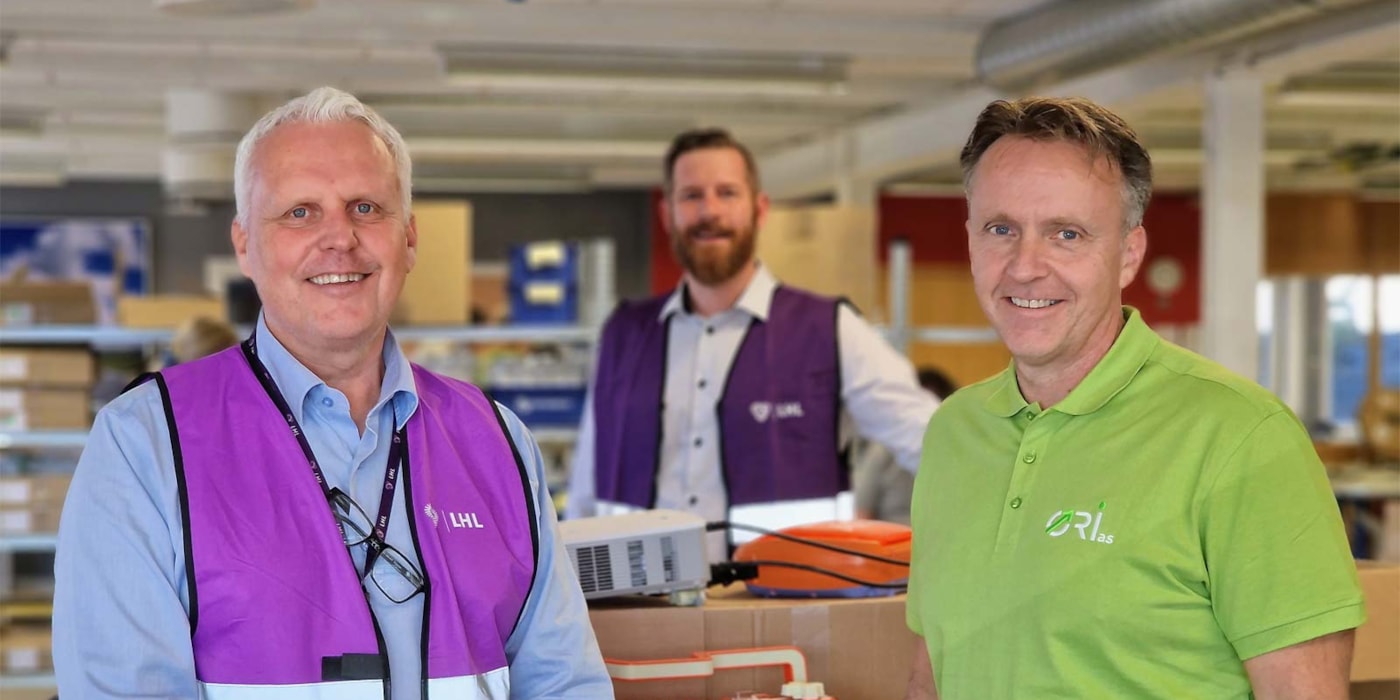 Bilde av John Olav Nicholson (LHL), Joacim Grimsmo (LHL) og Stein Erik Lie (Øri)