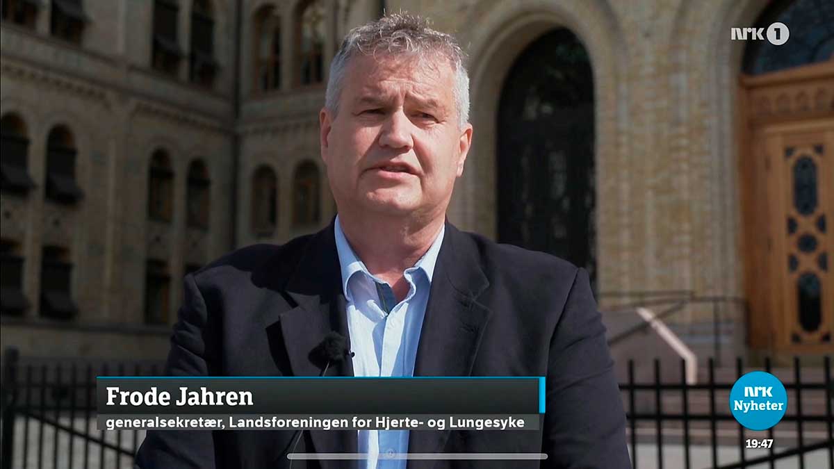 Frode Jahren om pasientoppropet, på NRK Nyheter 
