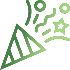 Illustrasjon som viser en feiring