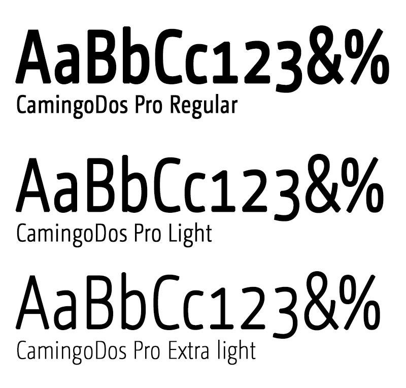 Profilfont CamingoDos 