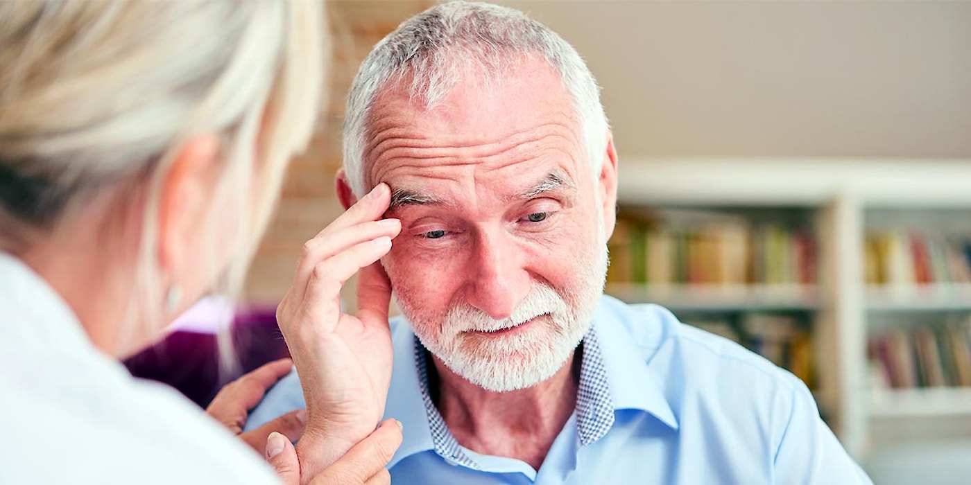 Logoped og mann med afasi