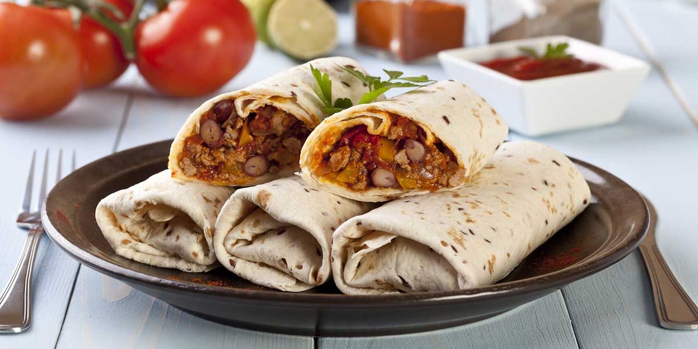 Taco med bønner