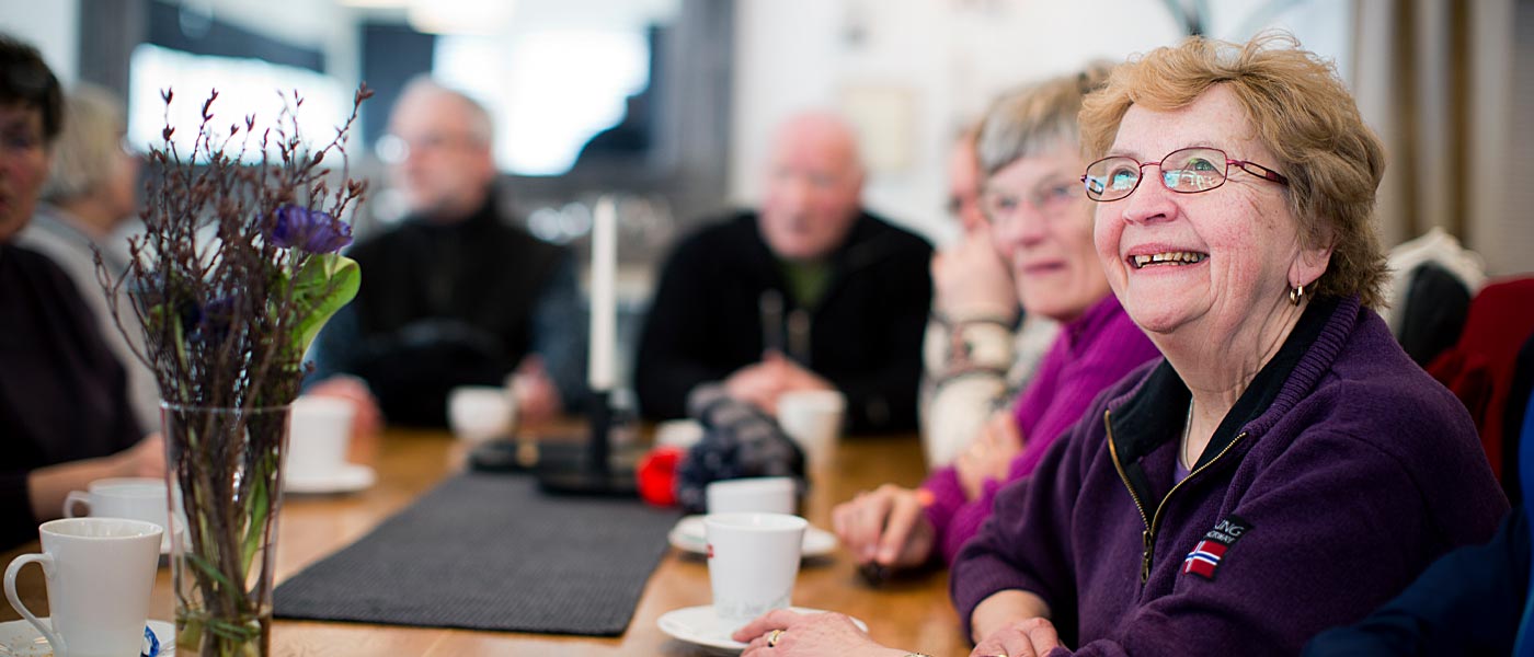 Medlemmer i LHL Holtålen møtes for kaffe og sosialt samvær