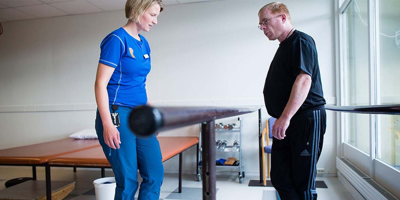 Rehabilitering, balansetrening, ved Hjerneslag, Skogli Helse- og Rehabiliteringssenter