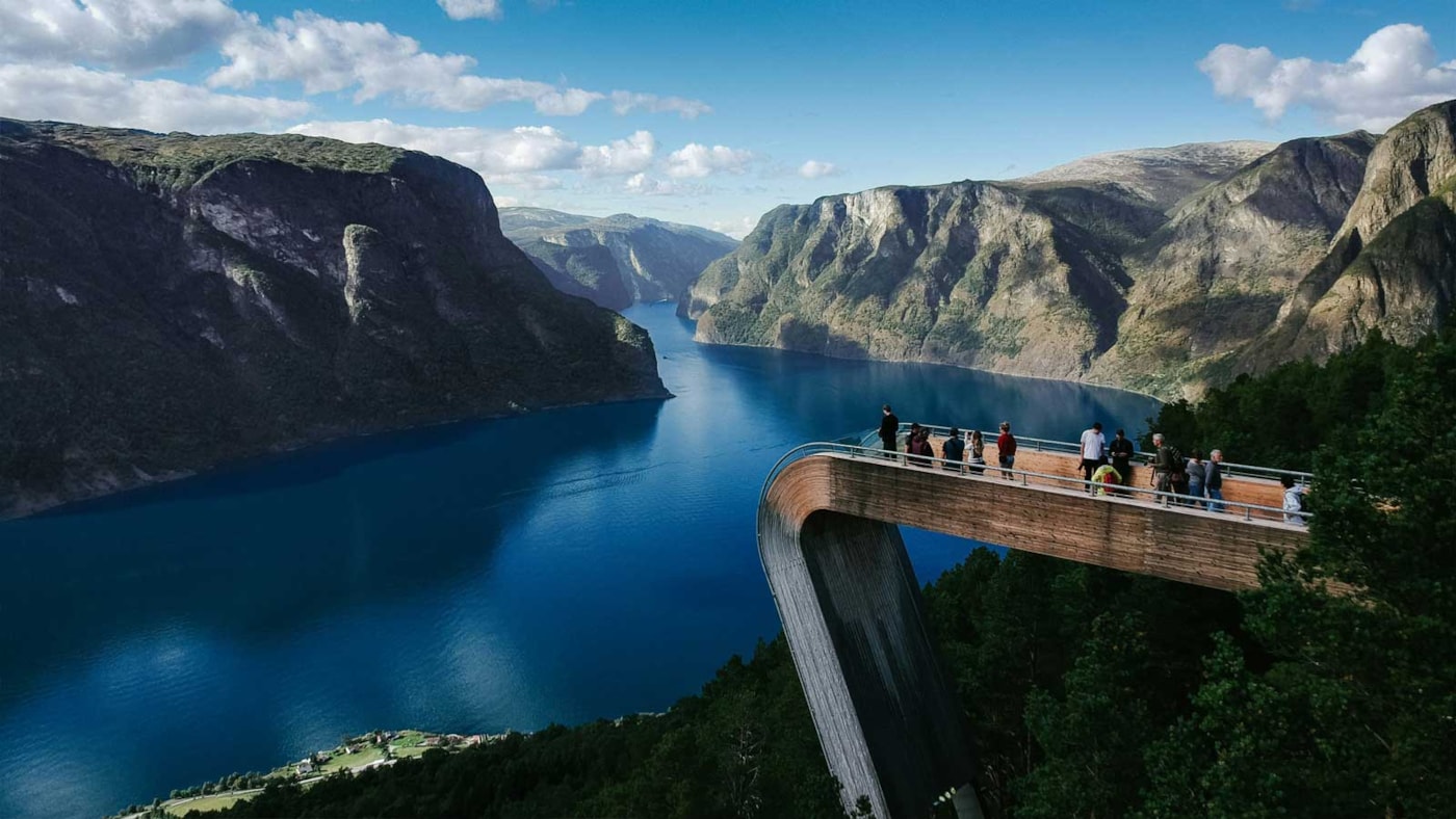 Bilde fra Vestland, Aurland, Stegastein