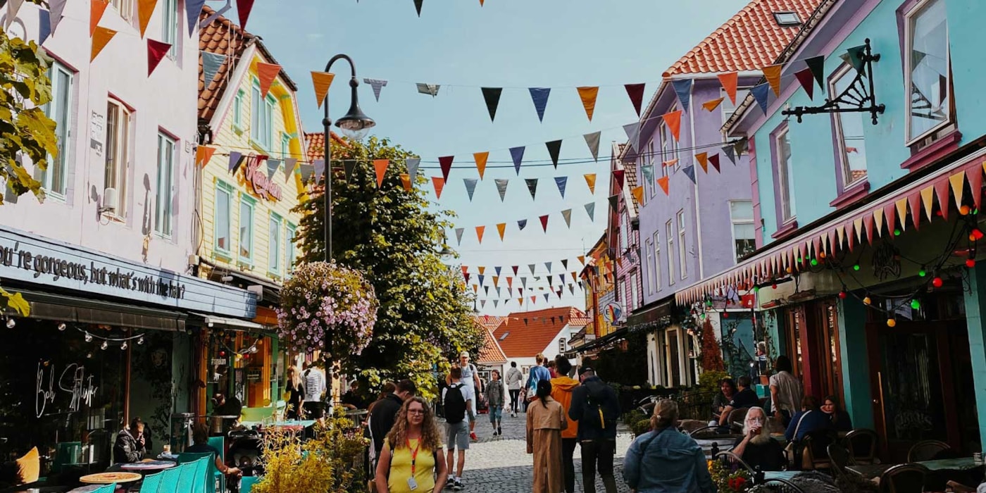 Bilde fra Rogaland, Stavanger, Lyckliga gatan
