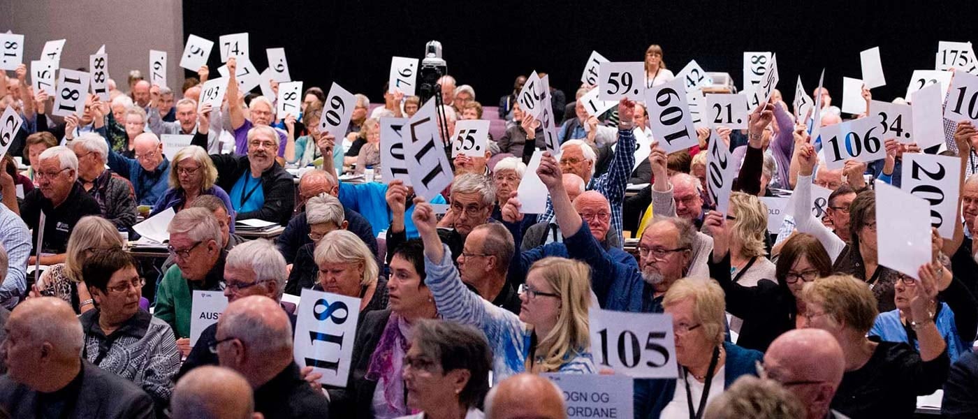 Avstemning på LHLs landsmøte