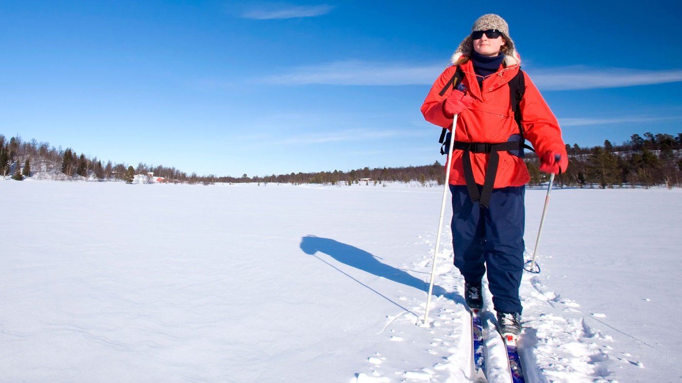 Ungdom på skitur