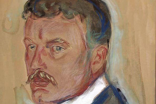 Selvportrett. 1905. Edvard Munch.