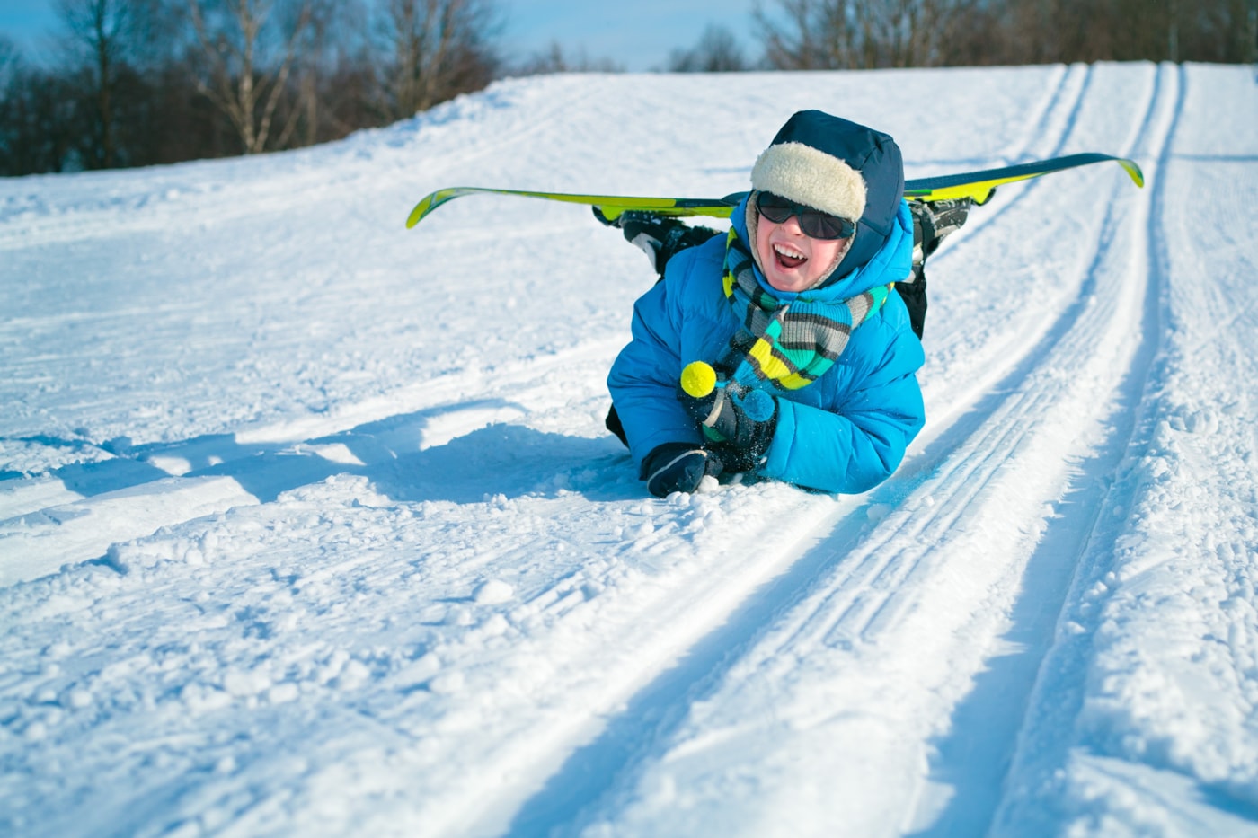 Gutt ligger i skisporet